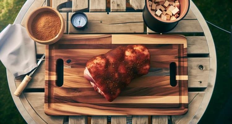 Step-by-step preparation for first smoke including seasoning smoker and preparing meat